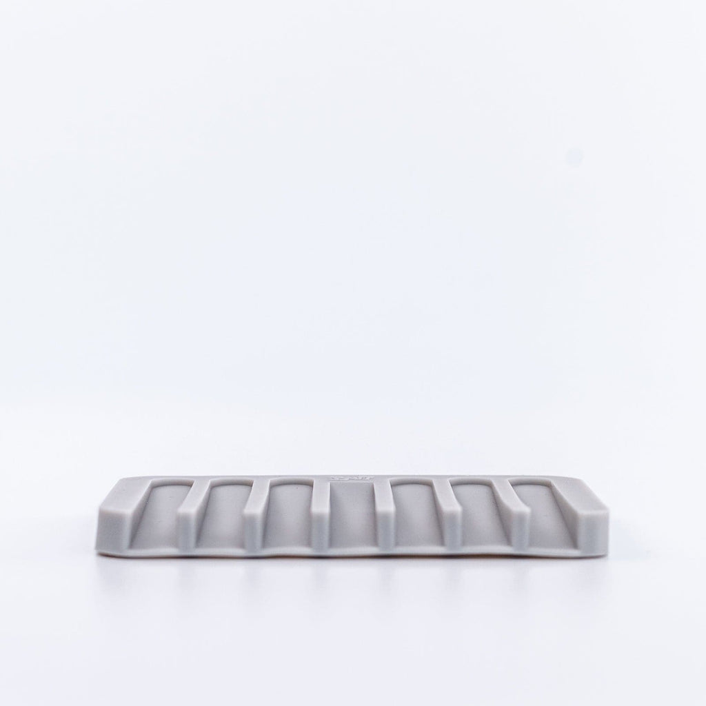 Grey Silicone Soap Dish by Buff City Soap Supply, LLC