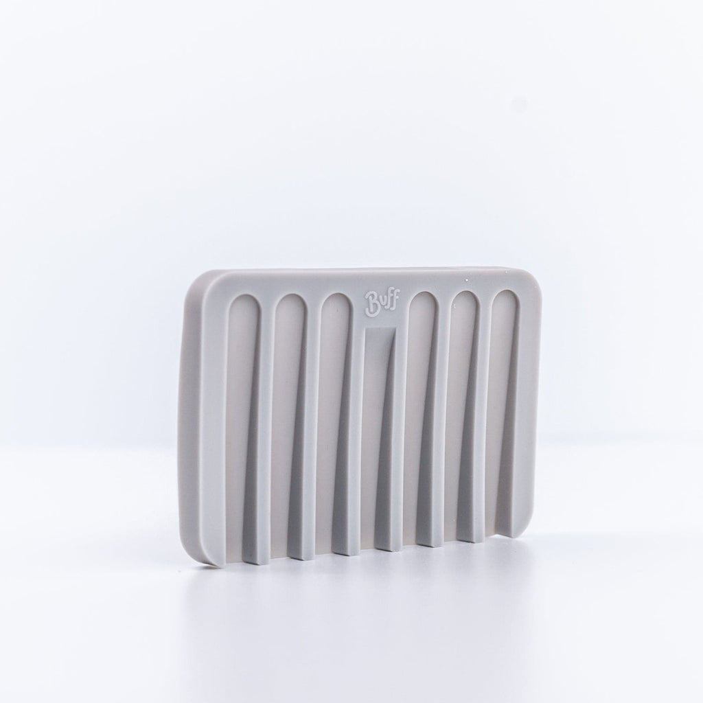 Grey Silicone Soap Dish by Buff City Soap Supply, LLC