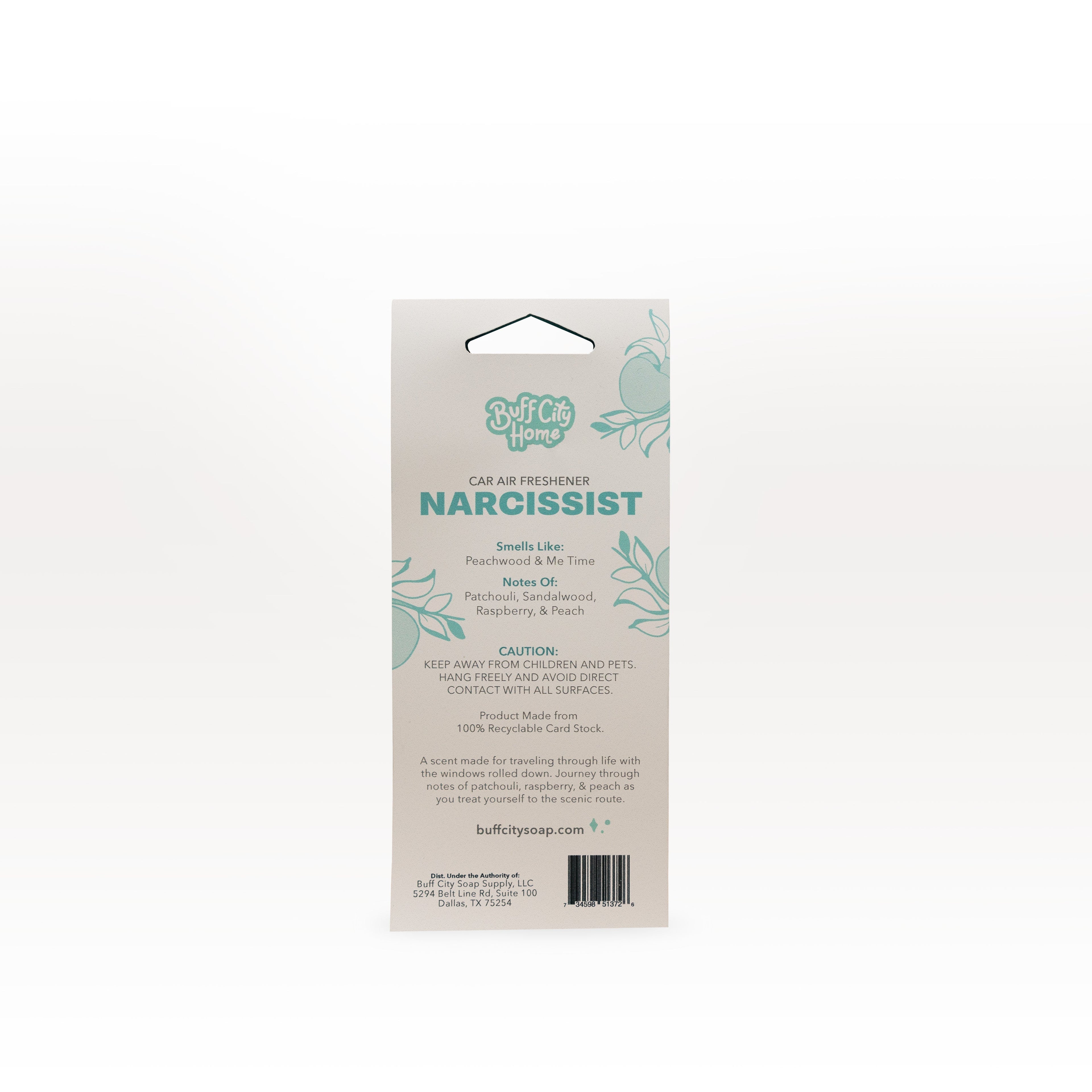 Narcissist Car Air Freshener by Buff City Soap Supply, LLC