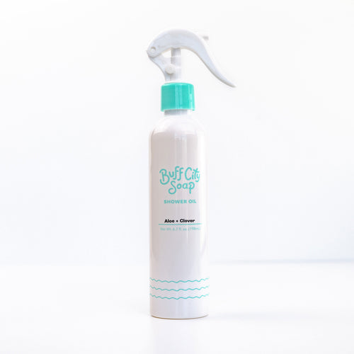 Aloe + Clover Shower Oil