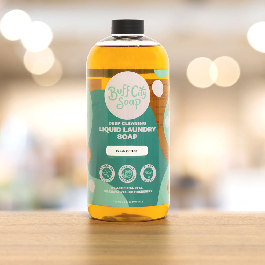 Fresh Cotton Liquid Laundry Soap by Buff City Soap Supply, LLC