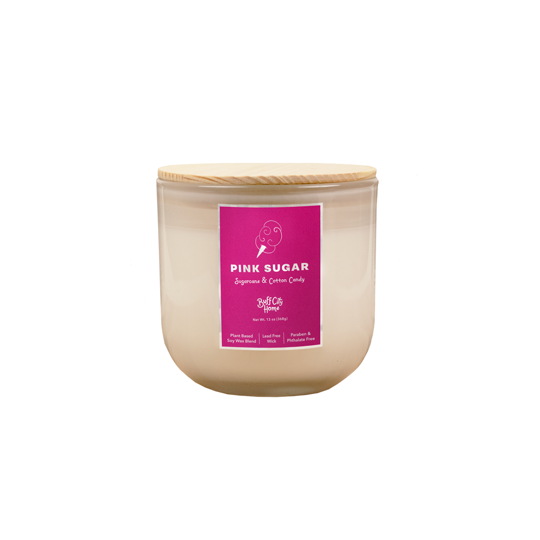 Pink Sugar 2-Wick Candle by Buff City Soap Supply, LLC