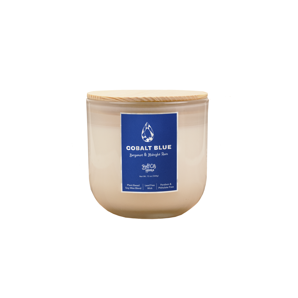 Cobalt Blue 2-Wick Candle by Buff City Soap Supply, LLC