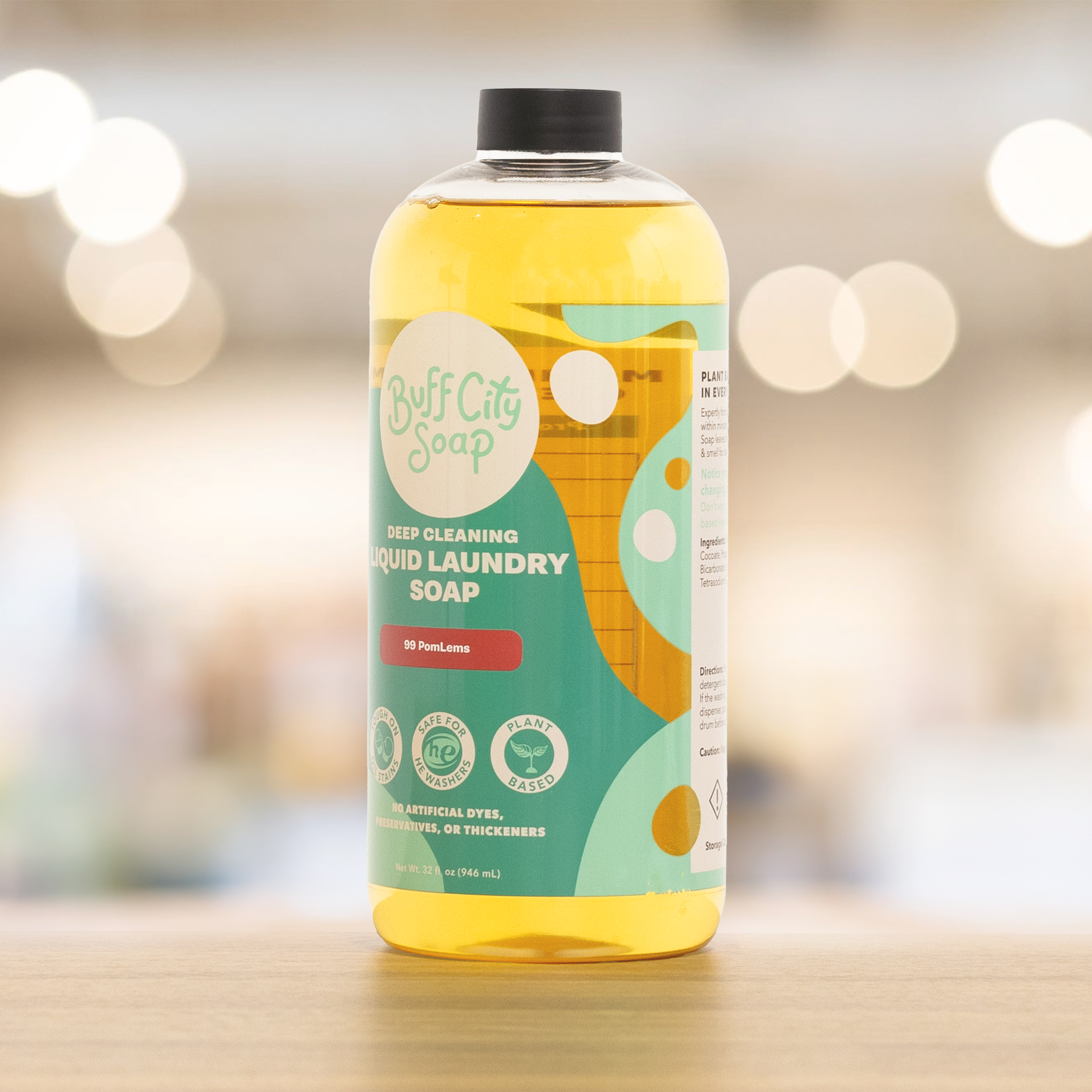 99 PomLems Liquid Laundry Soap by Buff City Soap Supply, LLC